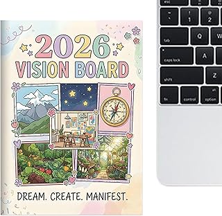 Bagiaope Livre Du Tableau De Vision 2026,Recadrage des Aspirations | Recueil De Clipart Pour Tableau De Vision | Pour Étudiants Entrepreneurs Enseignants Professionnels Artistes Leaders D